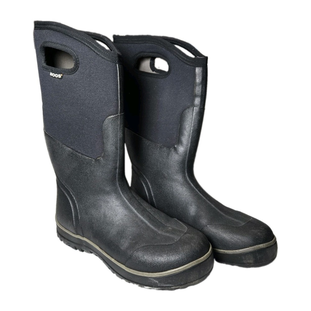 BOGS Boots Mens 12 Ultra High Rubber 15" Waterproof 51377-001 Slip Resistant